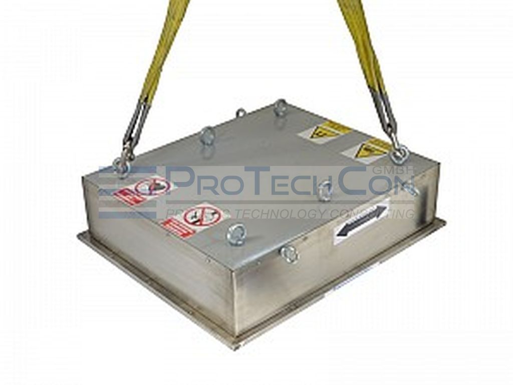 Overband magnetic separator - manual cleaning DND-MCSMPH-EC